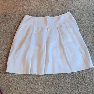 Banana Republic Linen Pleated Skirt